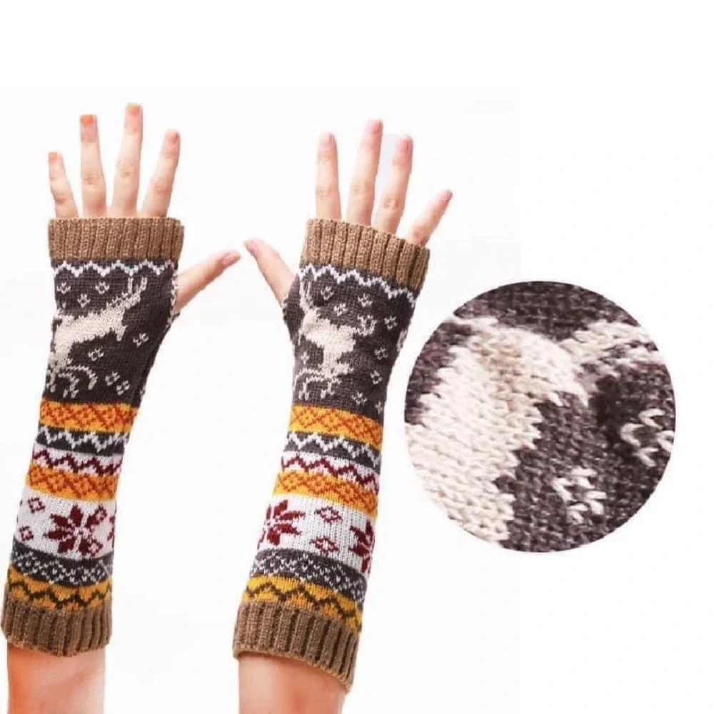 Women’s Arm Warmer Fingerless Gloves Not Tag New